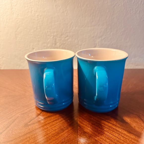 Le Creuset Marseille Blue Mugs Set - Picture 3 of 6